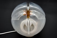 Mesmerizing Large Murano Glass Table Lamp or Floor Lamp, Mazzega Italy 1970s