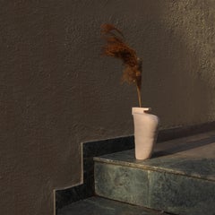 Meso Vase in Bisqued White Stoneware by Muscellaneous