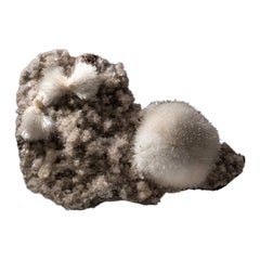 Mesolite su matrice dal distretto di Pune, Maharashtra, India