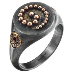 Mesopotamian Inspired Ram Horn Ring by Dilara Ensari