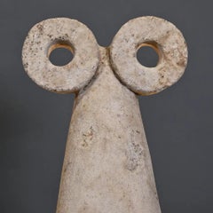 Mesopotamian Sandstone Idol, Handcrafted Votive Reproduction