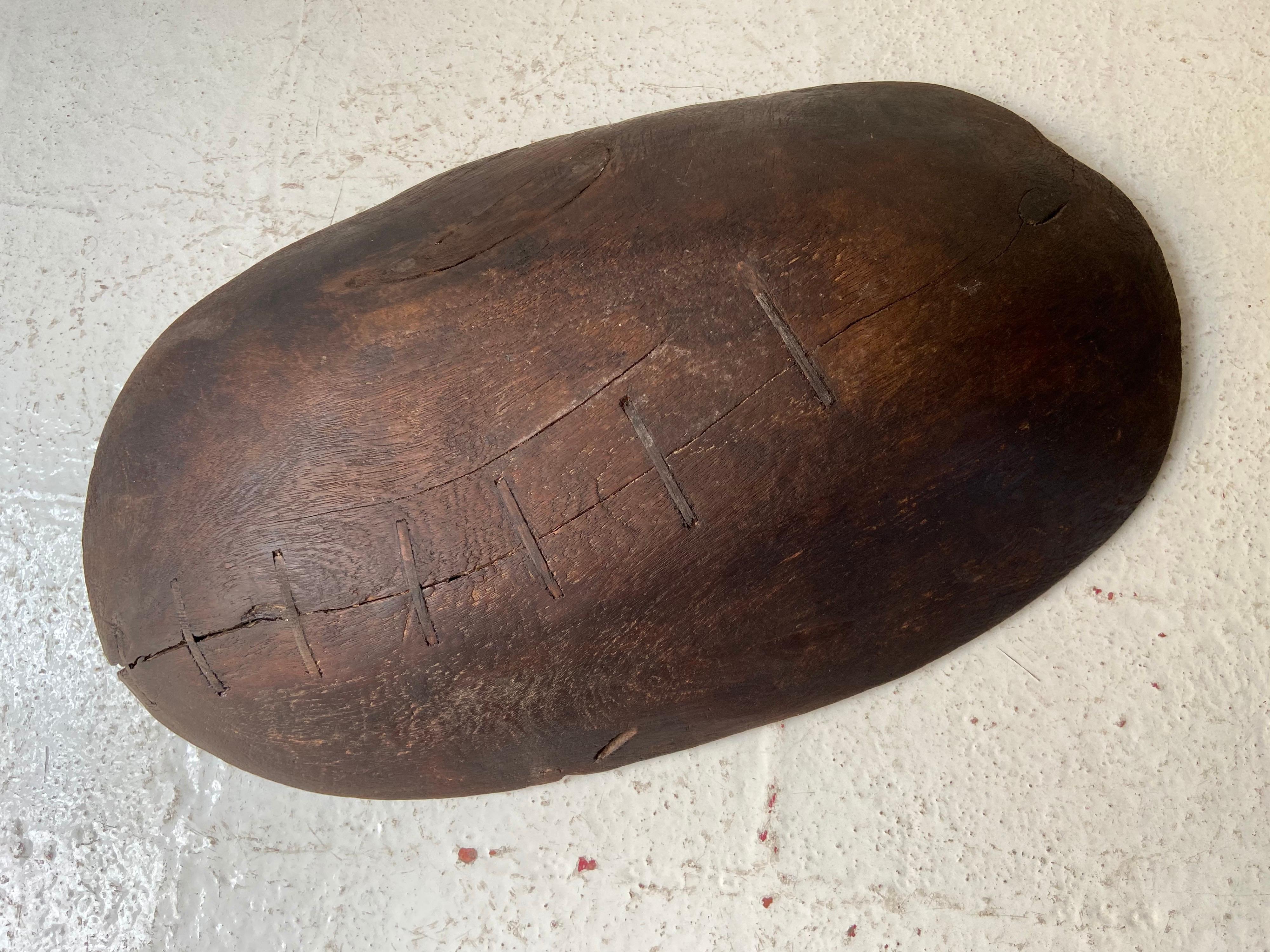 Mesquite Bowl from Mexico, Circa 1930's 6