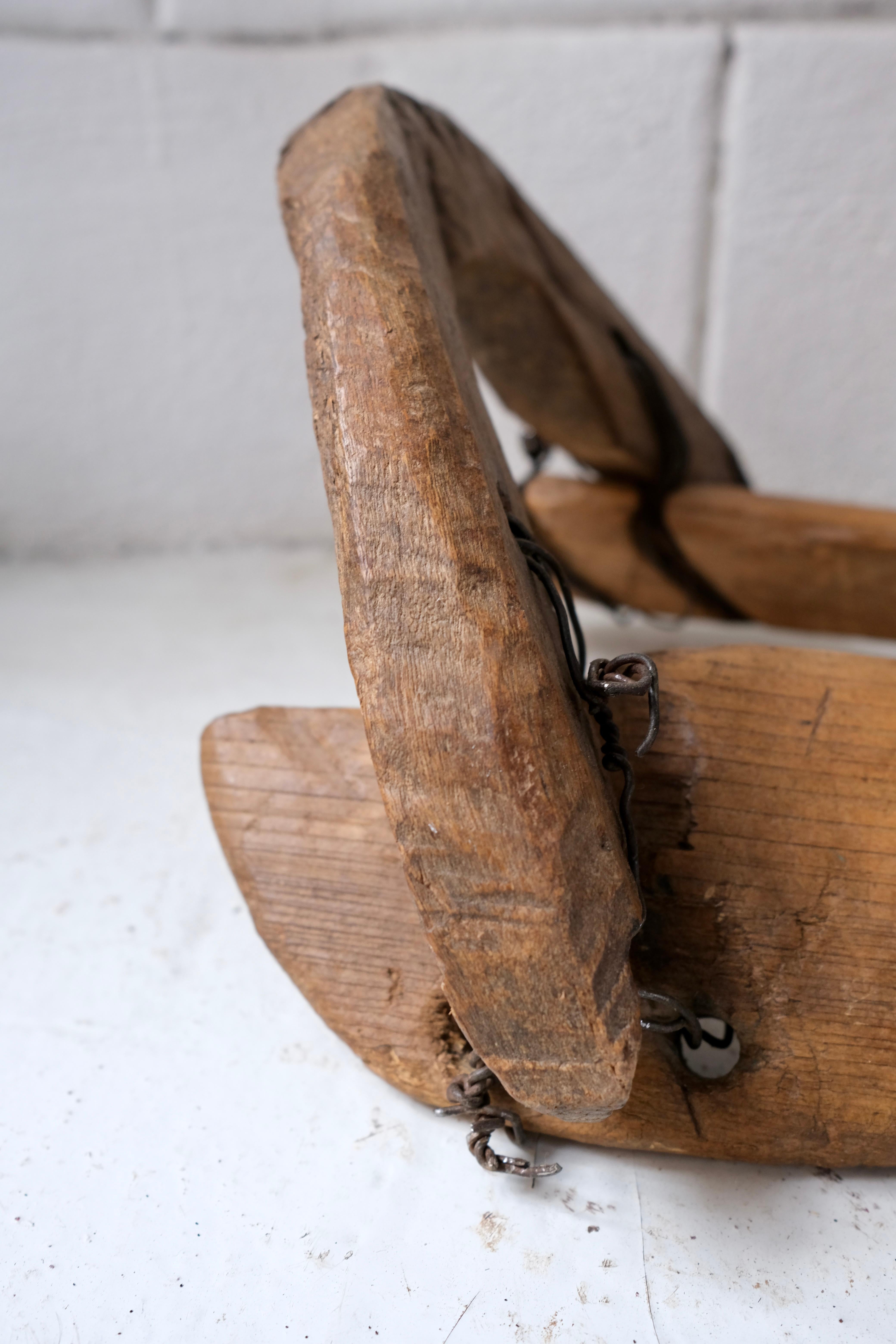 Wooden Saddle from Mexico, Circa 1920's 2