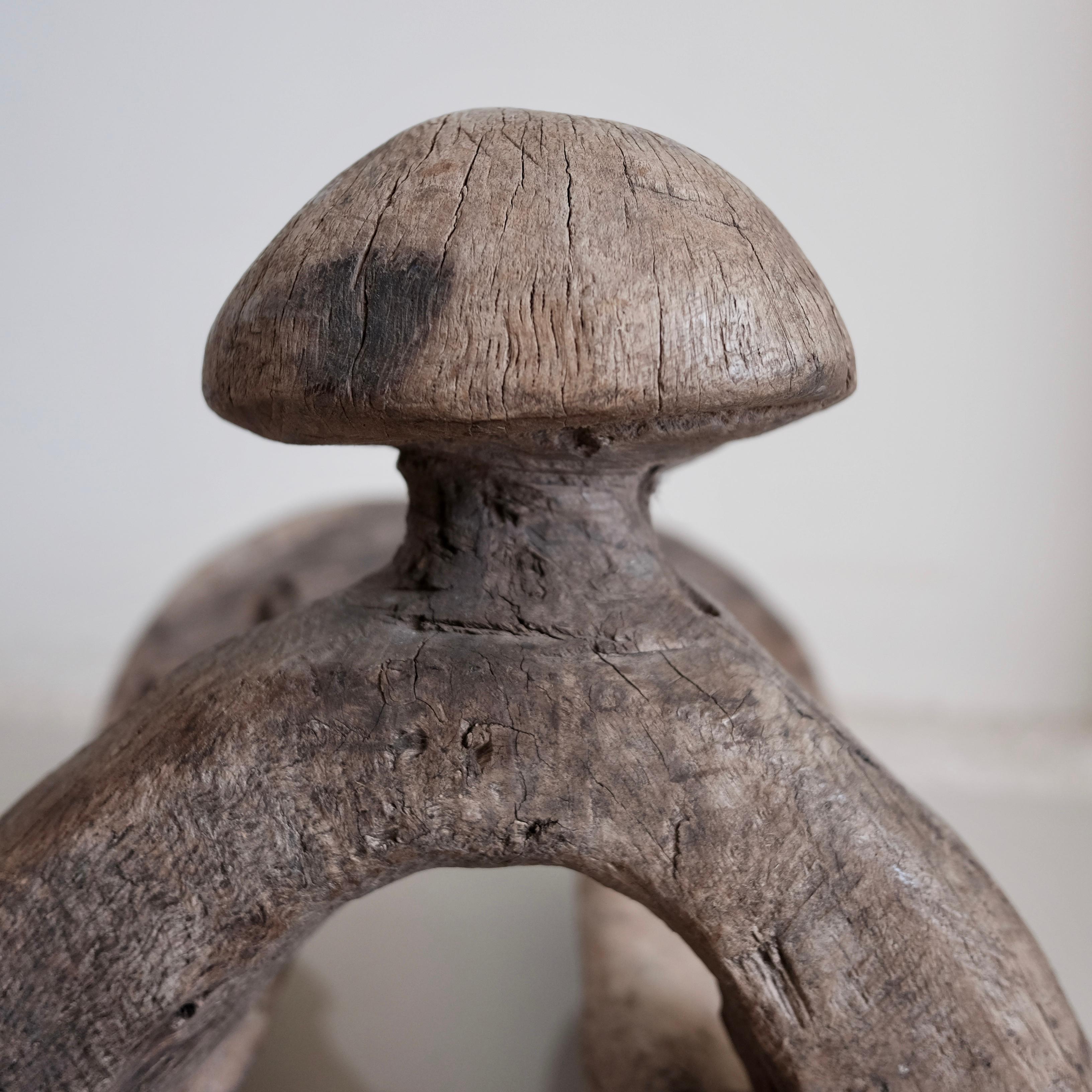 Mid-20th Century Mesquite Saddle from Mexico 1960's