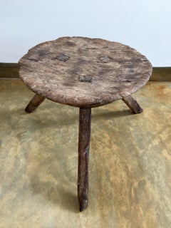 Mesquite Stool, 1940s, Mexico