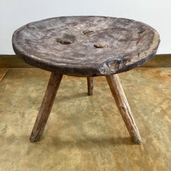 Mesquite Stool 1940s Mexico