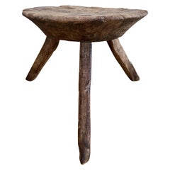 Mesquite Stool, 1940s, Mexico