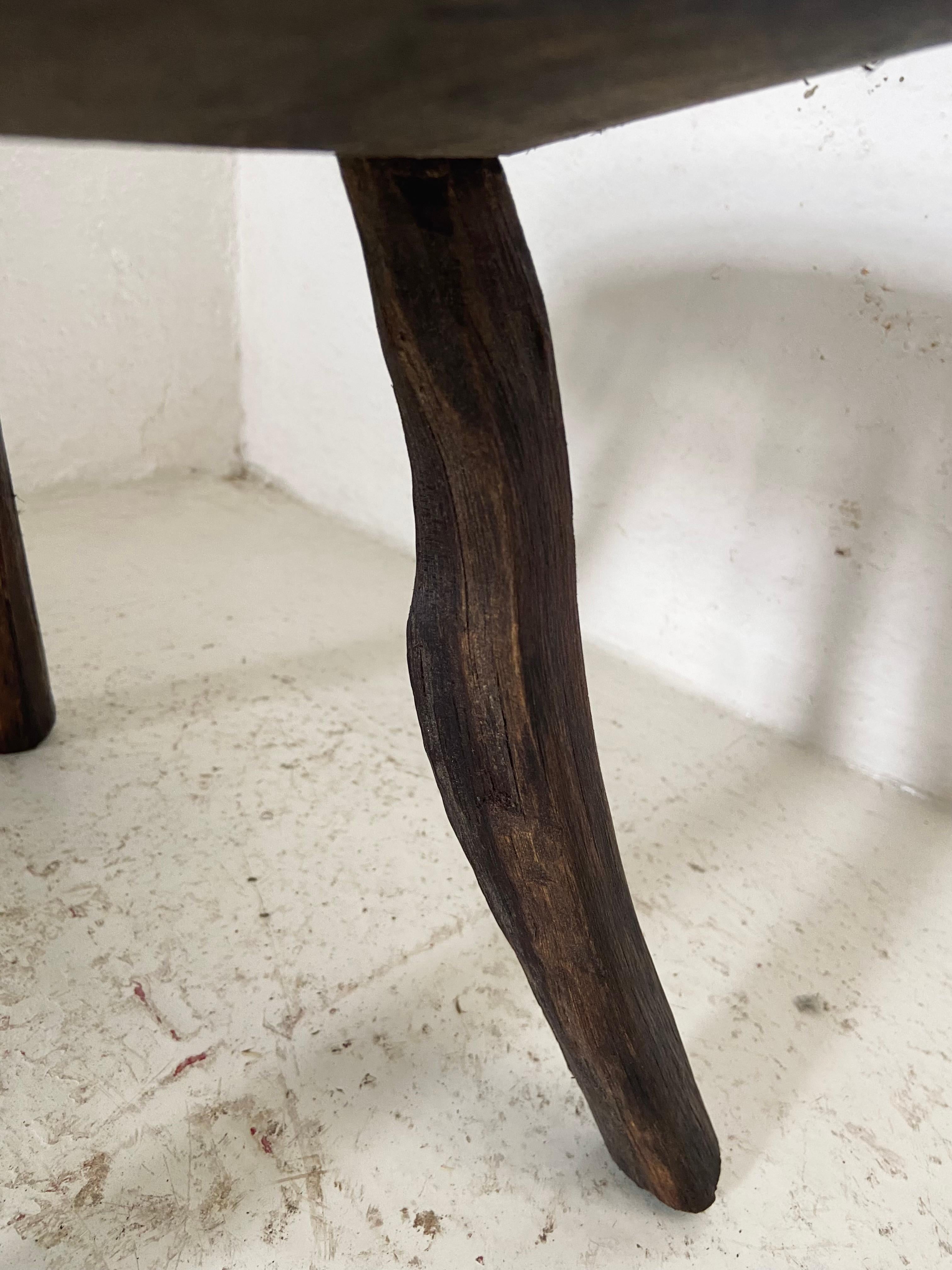 Mexican Mesquite Stool by Artefakto For Sale