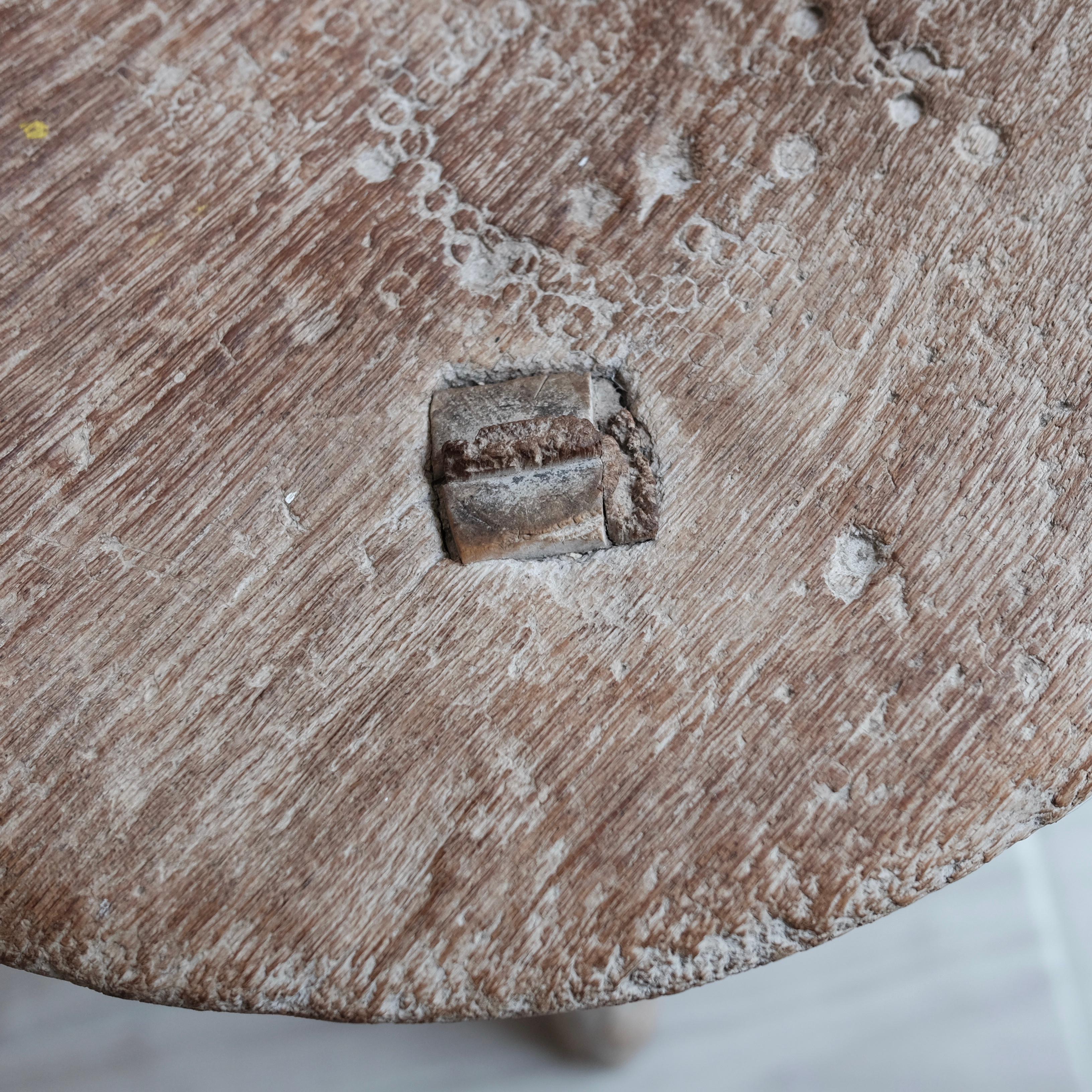 Mesquite Stool from Mexico, 1960s 4