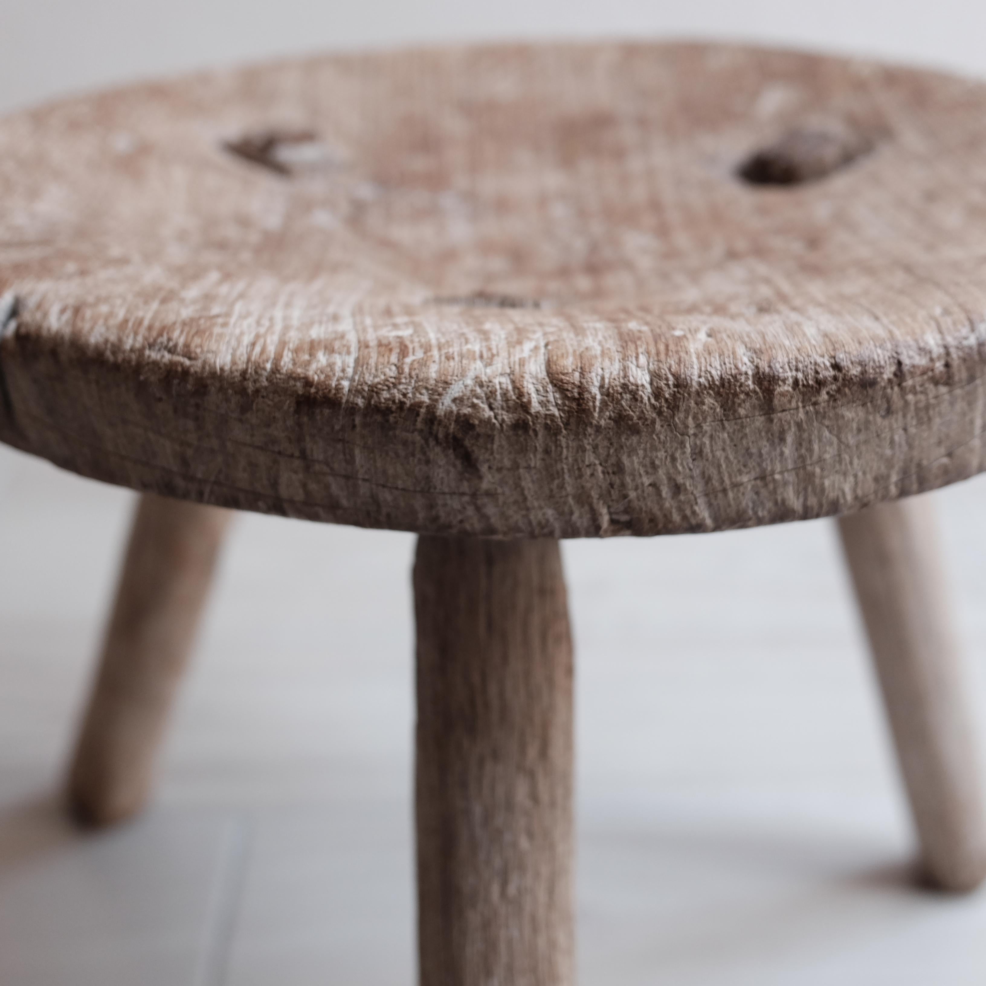 Mexican Mesquite Stool from Mexico, 1960s