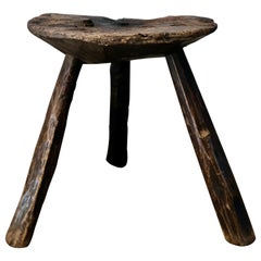 Mesquite Stool from Mexico, Circa 1920
s