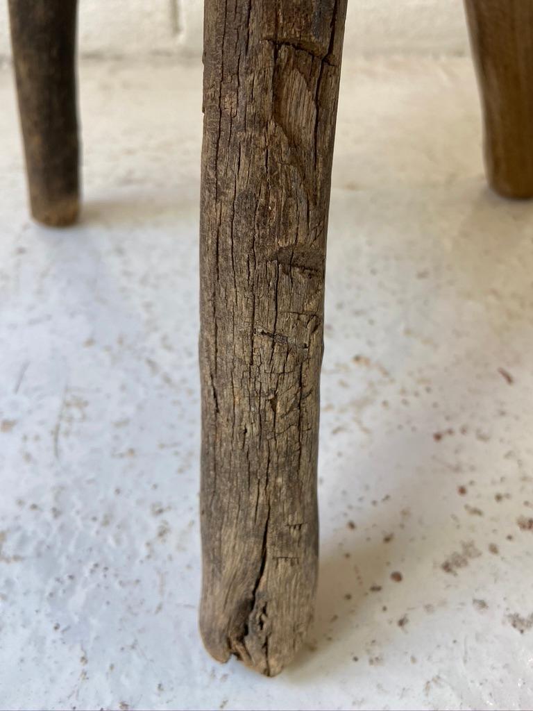 Mesquite Stool from Mexico, circa 1940s 3