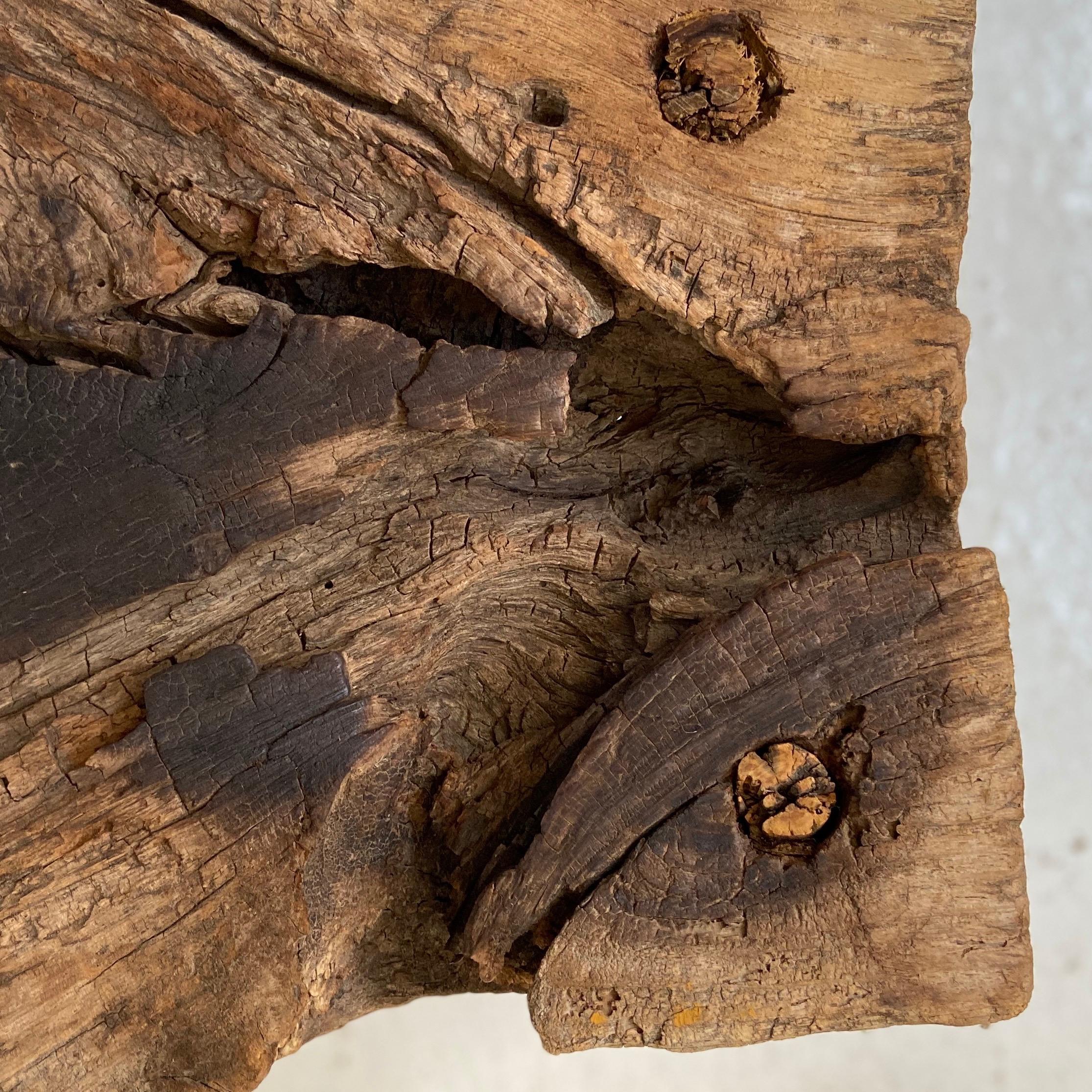 Mesquite Stool from Mexico, circa 1950s 1