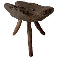 Mesquite Stool from Mexico, circa Early 20th Century