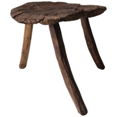 Mesquite Stool from the Sierra Gorda of Guanajuato, Mexico, Early 20th Century