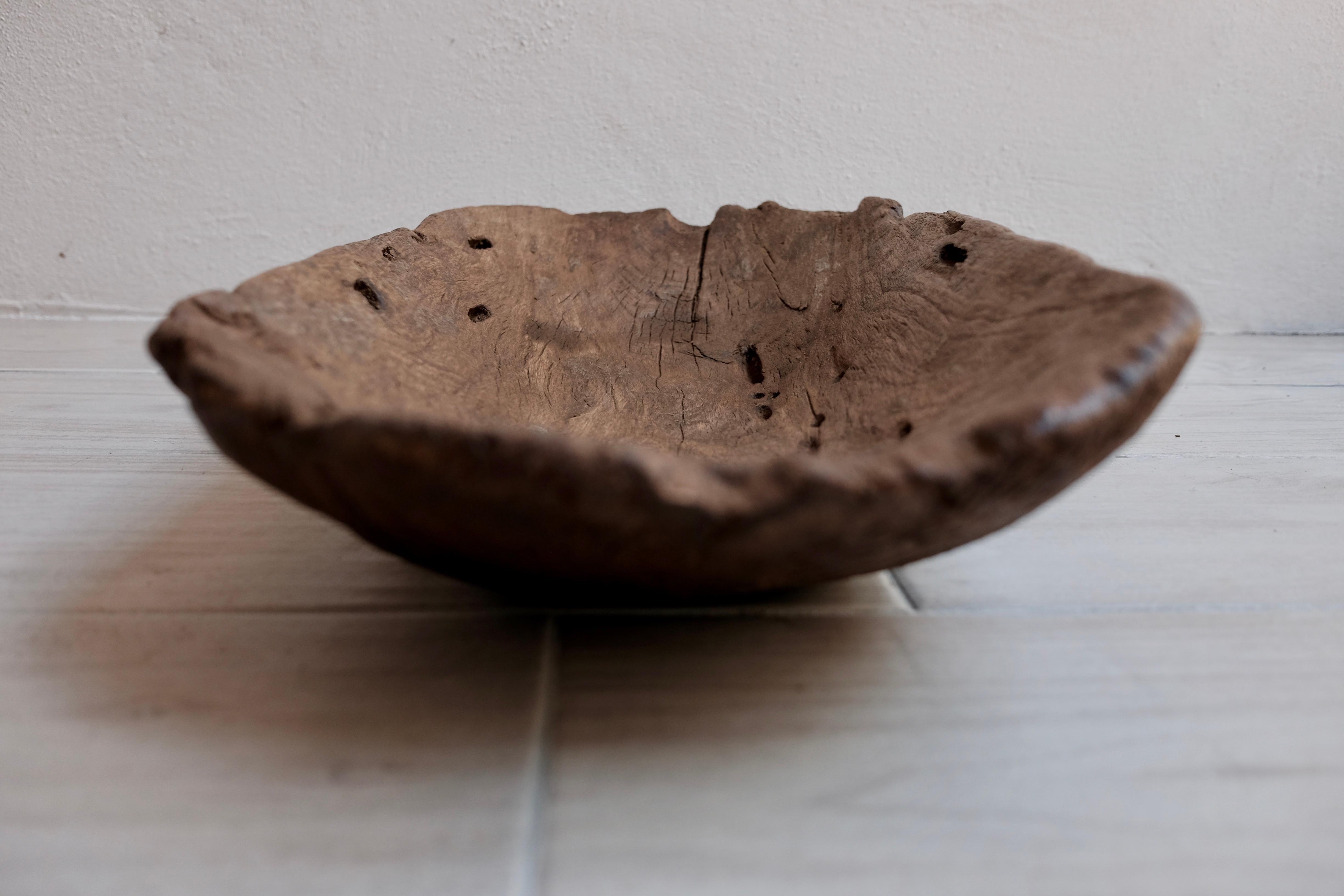 Hand-Carved Mesquite Tray from Mexico