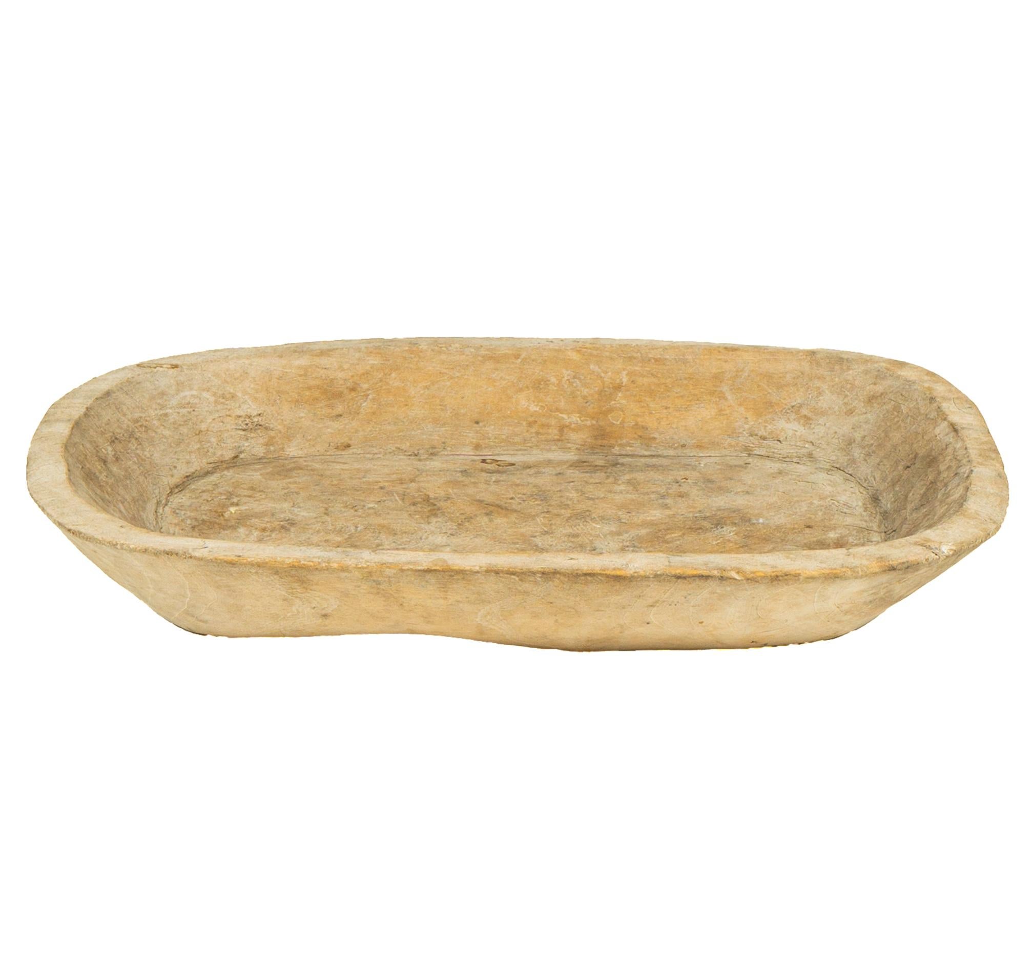 Mexican Mesquite Trough Bowl from Zacatecas, Northern México, Late 19th Century For Sale