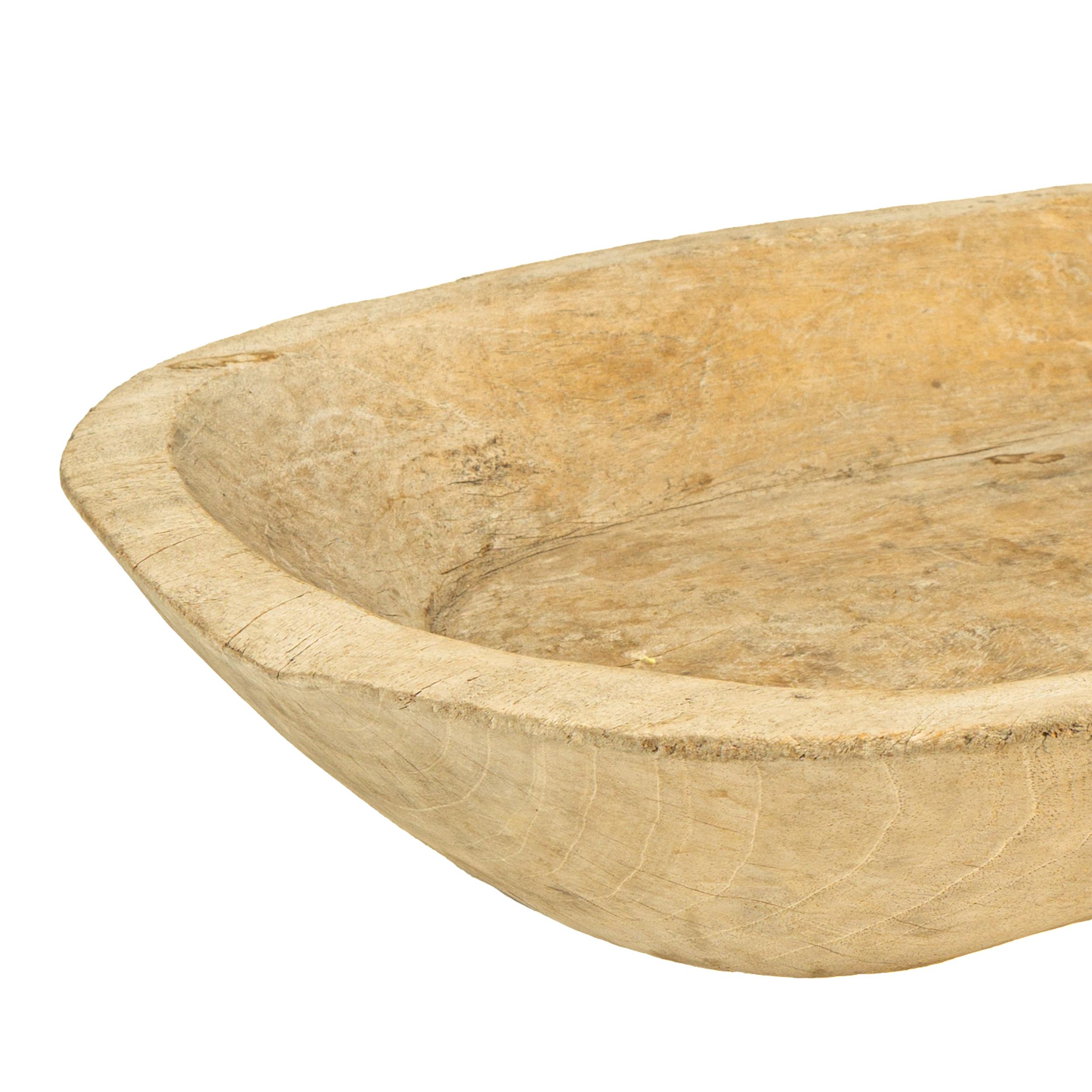Wood Mesquite Trough Bowl from Zacatecas, Northern México, Late 19th Century For Sale