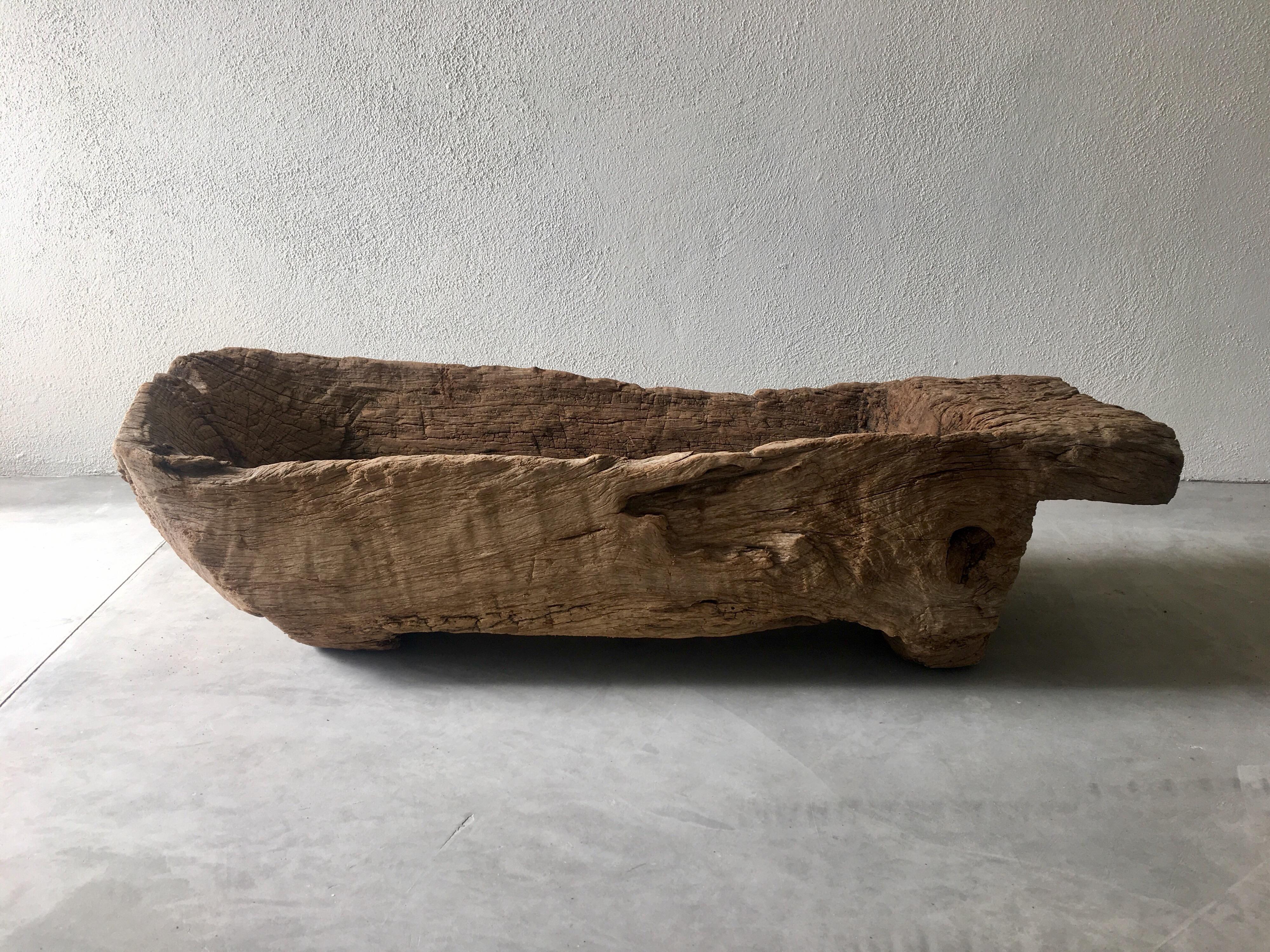 Wood Mesquite Trough from Mexico