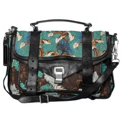 Messager bag in printed canevas and leatherProenza Schouler 