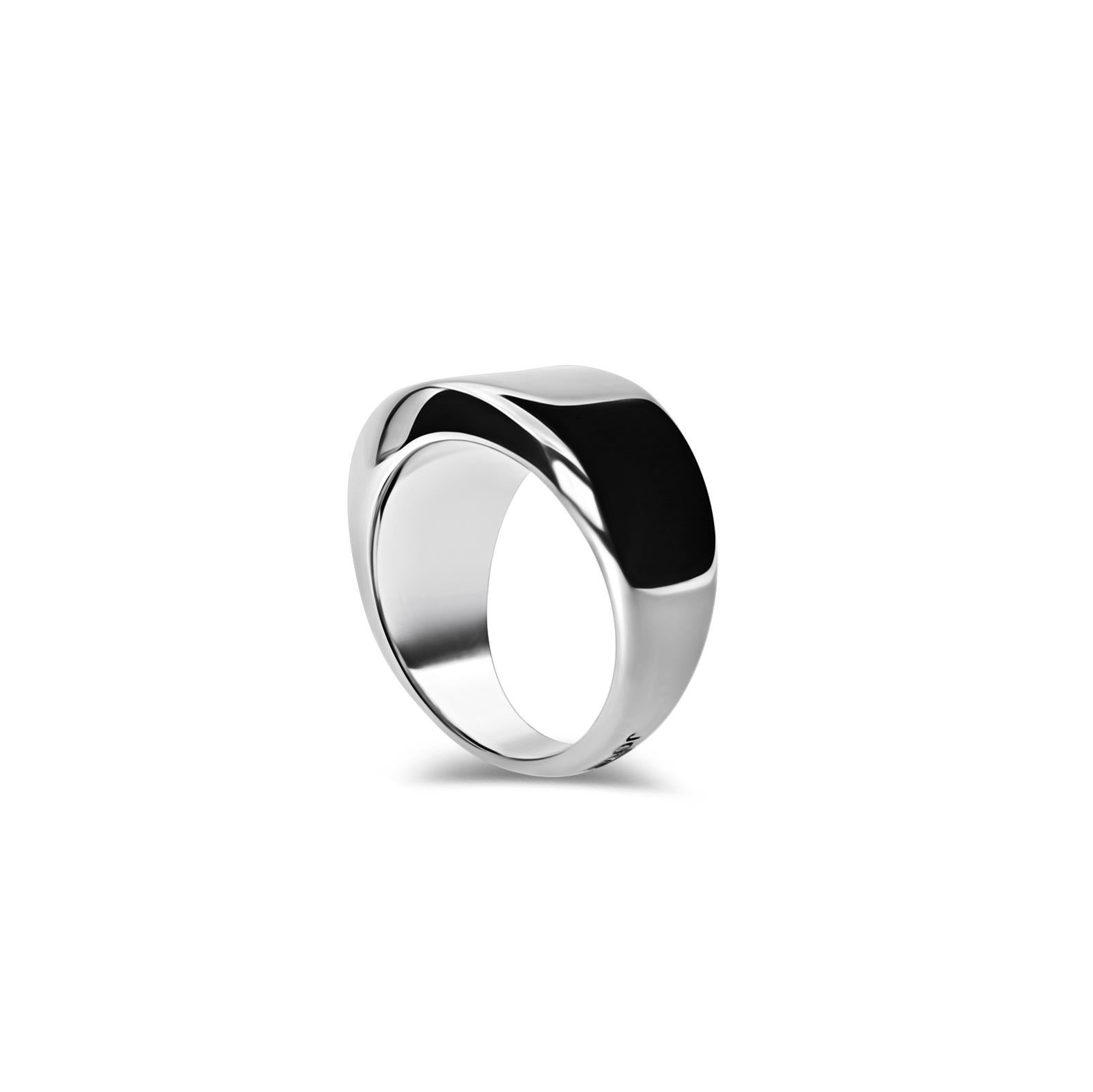 Im Angebot: Messenger Silber Siegelring Rosay Ring () 3