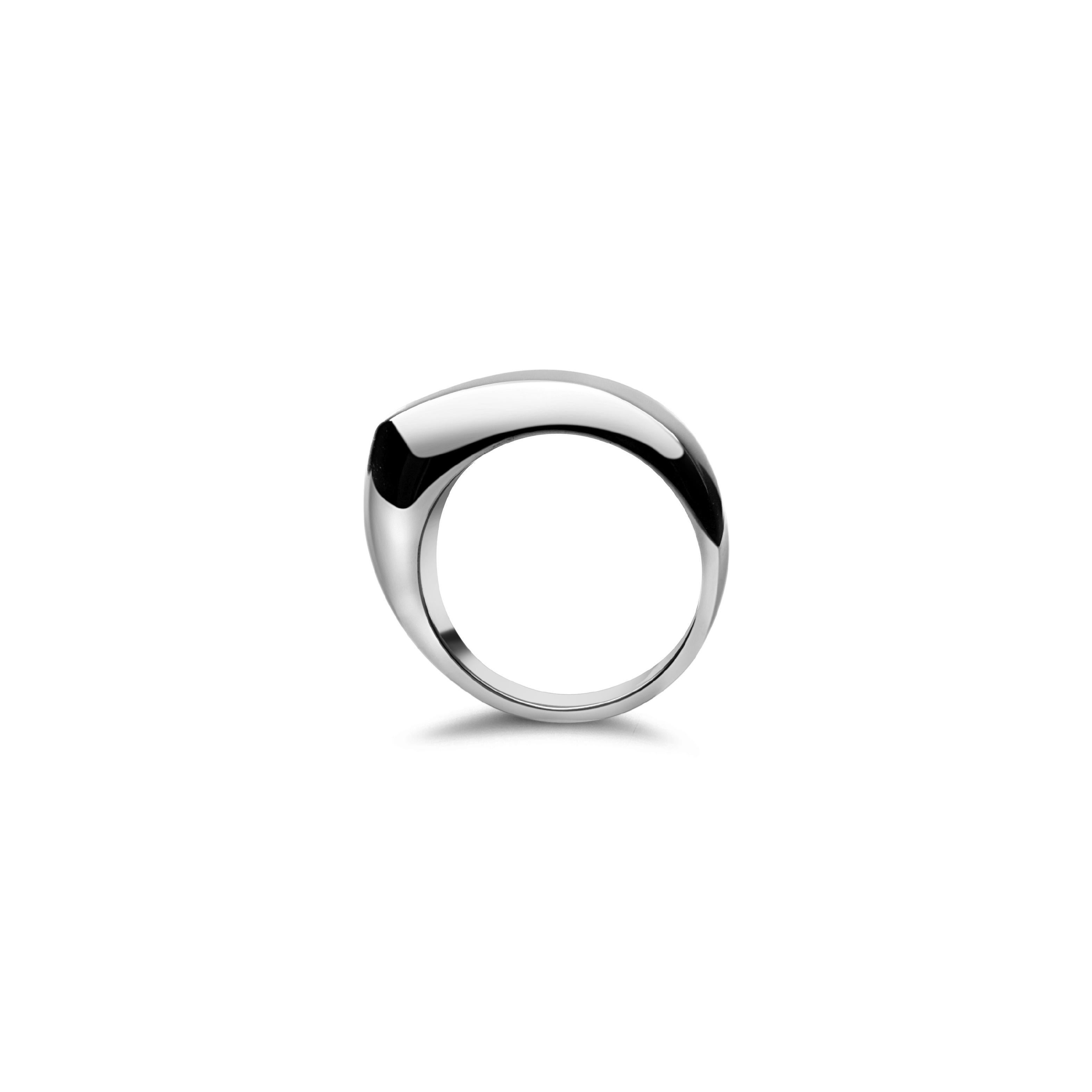 Im Angebot: Messenger Silber Siegelring Rosay Ring () 4