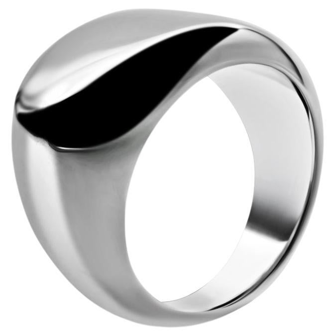 For Sale:  Messenger Silver Signet Pinky Ring