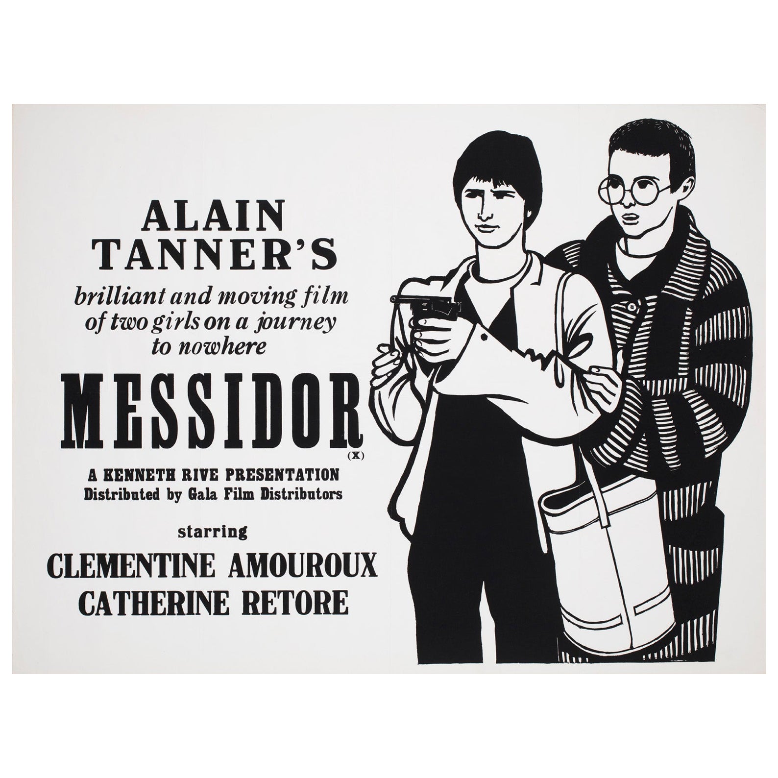 Messidor c1980 Academy Cinema UK Quad Affiche du film, Peter Strausfeld en vente