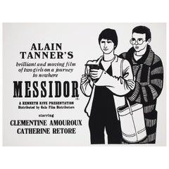 Messidor c1980 Academy Cinema UK Quad Film Poster, Peter Strausfeld