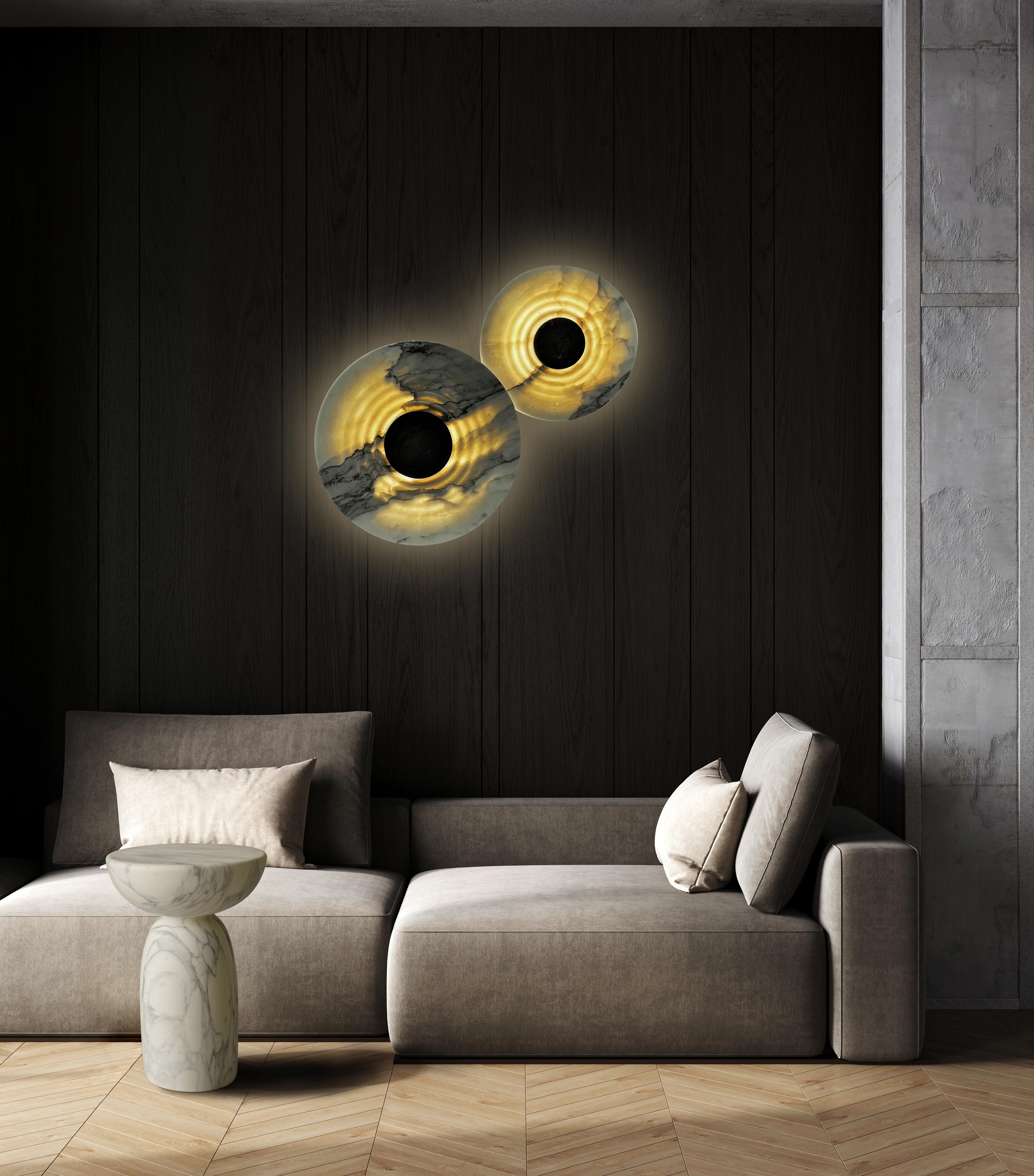 Contemporary Messier Marble M50 Sconce by Etamorph For Sale