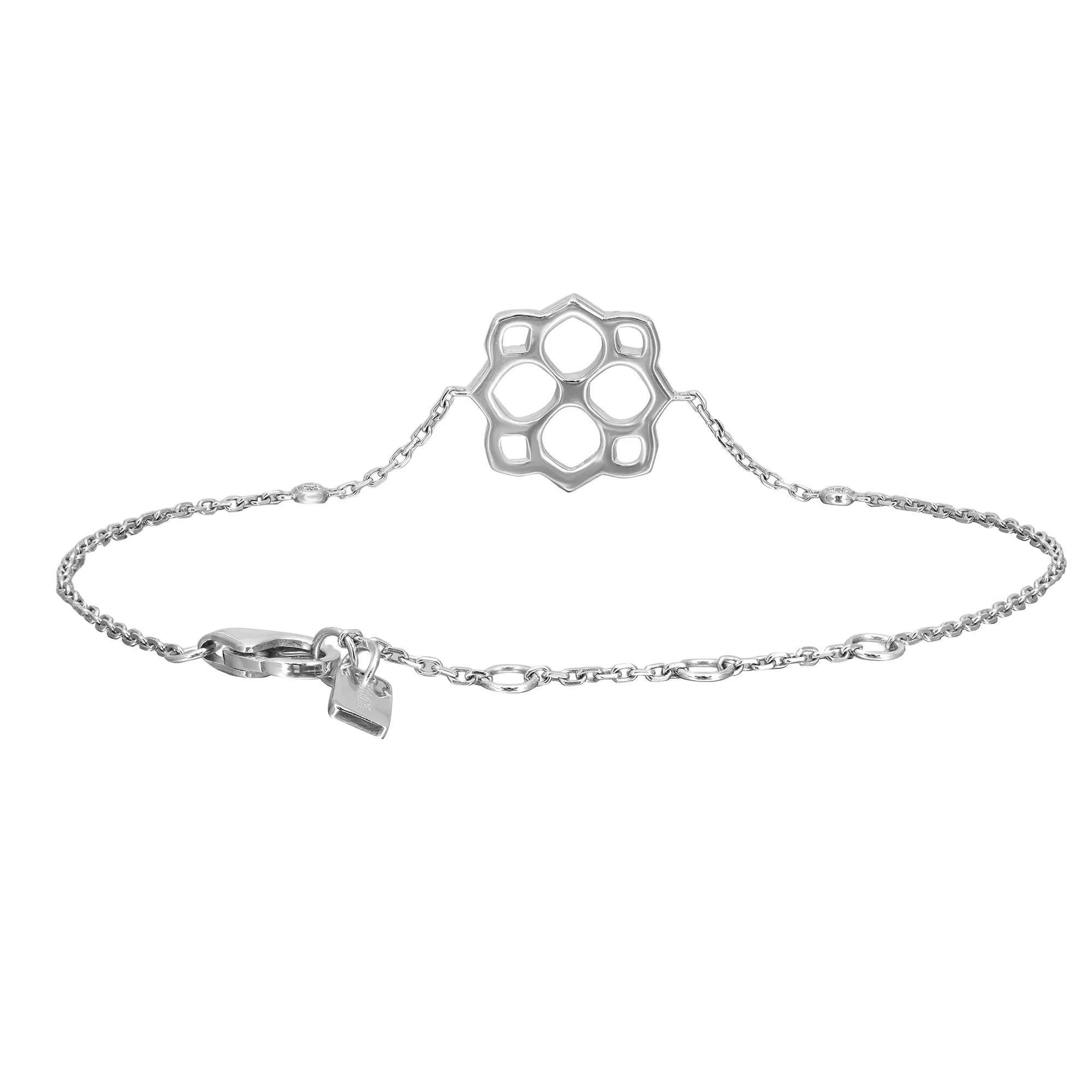Moderne Messika 0.25Cttw Eden Diamond Chain Bracelet en or blanc 18K 7.5 Inches en vente