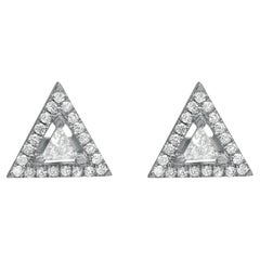 Messika 0.30Cttw Thea Diamond Stud Earrings 18K White Gold 