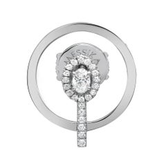 Messika 0,35Cttw Glam'Azone Grafik-Diamant-Ohrringe 18K Weißgold