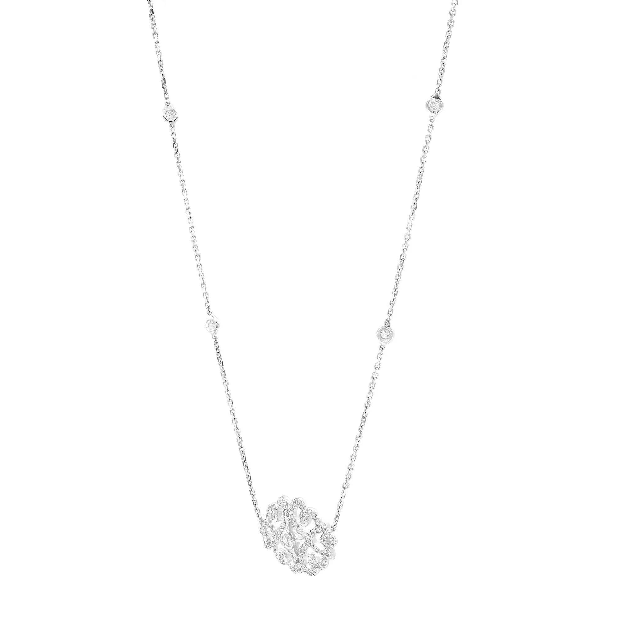 messika white gold necklace