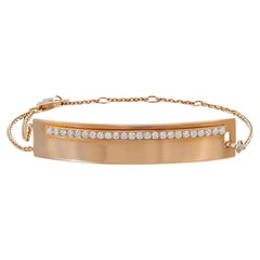 Messika 0.44Cttw Kate Diamant Kette Armband 18K Rose Gold 7,5 Zoll