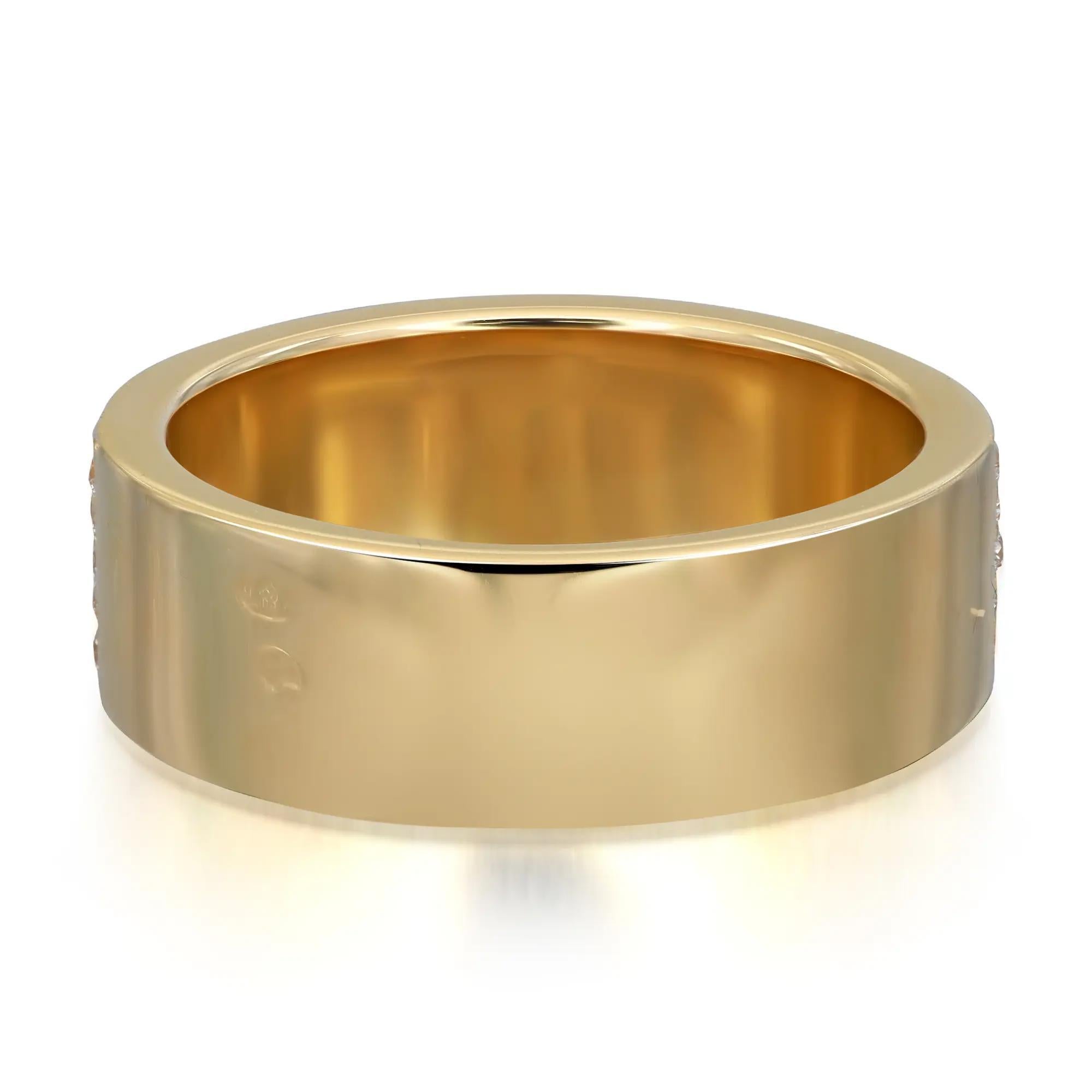 Messika 0.61Cttw Spiky Diamond Band Ring 18K Gelbgold Größe 53 US 6.5 (Moderne) im Angebot