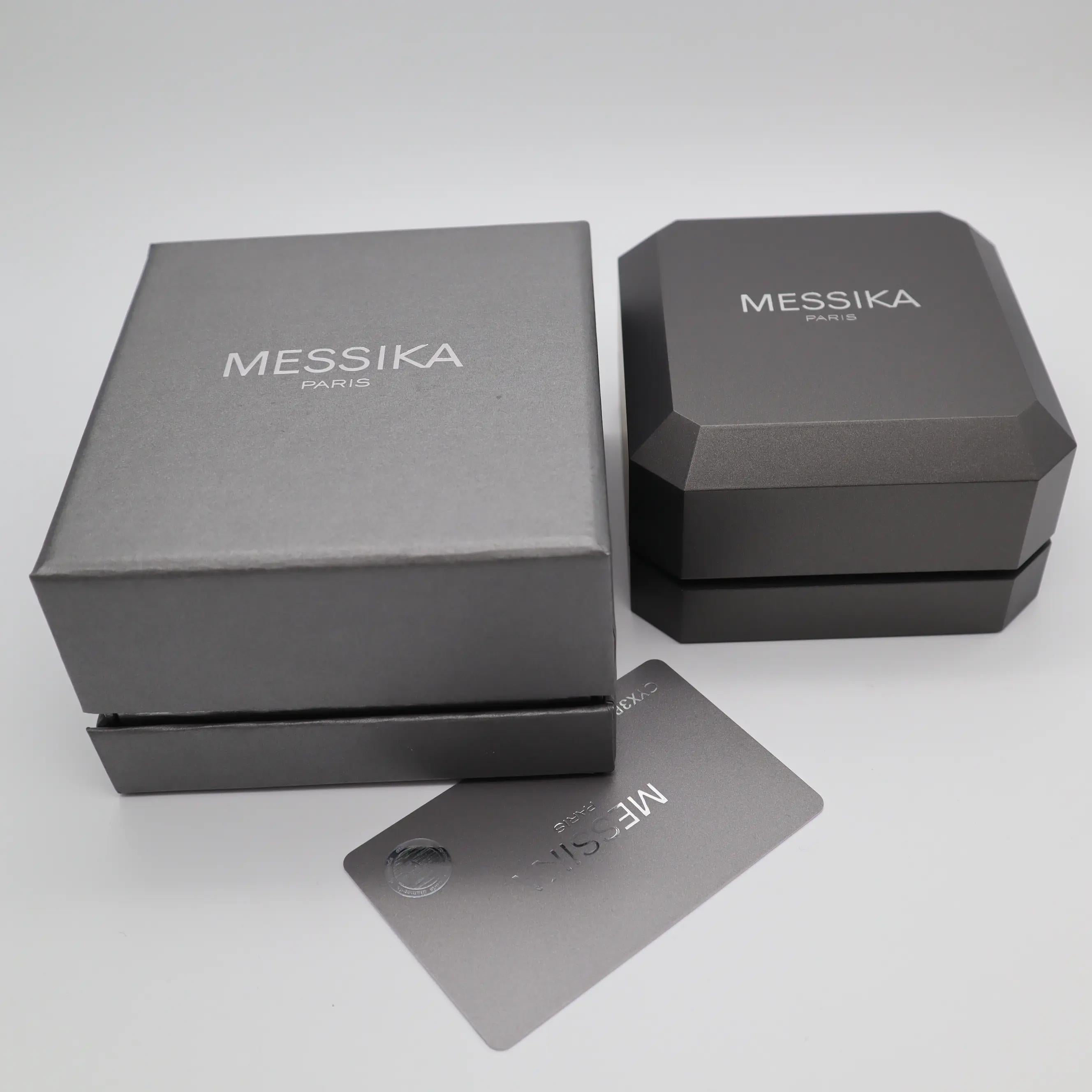 Messika 0.78Cttw Anillo de Diamantes Arabesco Mariposa Oro Blanco 18K Talla 53 US 6.25 en Nuevo estado para la venta en New York, NY