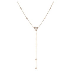 Messika 0.83Cttw Cravate Thea Collana di diamanti in oro rosa 18 carati
