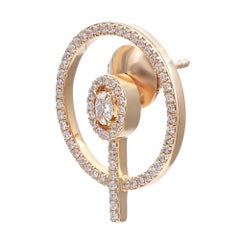 Messika 0.85Cttw Glam'Azone Diamant-Ohrstecker 18K Gelbgold