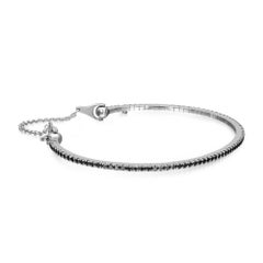 Messika 0.94Cttw Noir Black Diamond Bracelet 18K White Gold