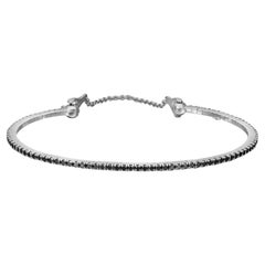 Messika 0.94Cttw Noir Black Diamond Bracelet 18K White Gold