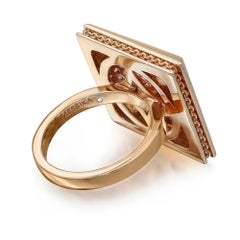 Messika 1.11Cttw Spiky Diamond Cocktail Ring 18K Rose Gold Size 53 US 6.5