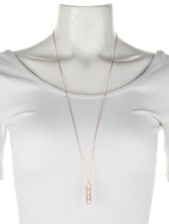 MESSIKA 18 Karat Pink Gold Move Diamond Necklace ‘Anniversary Edition’