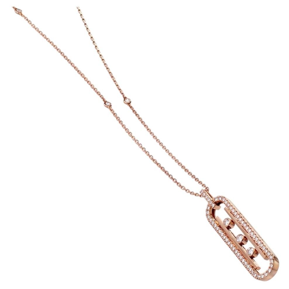 MESSIKA Collar de Diamantes Move de Oro Rosa de 18 Kilates 'Edición Aniversario en venta
