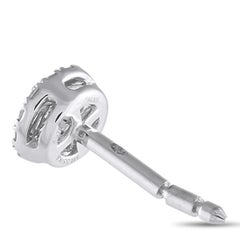 Messika Halo-Ohrstecker aus 18 Karat Weißgold mit 0,25 Karat Diamanten