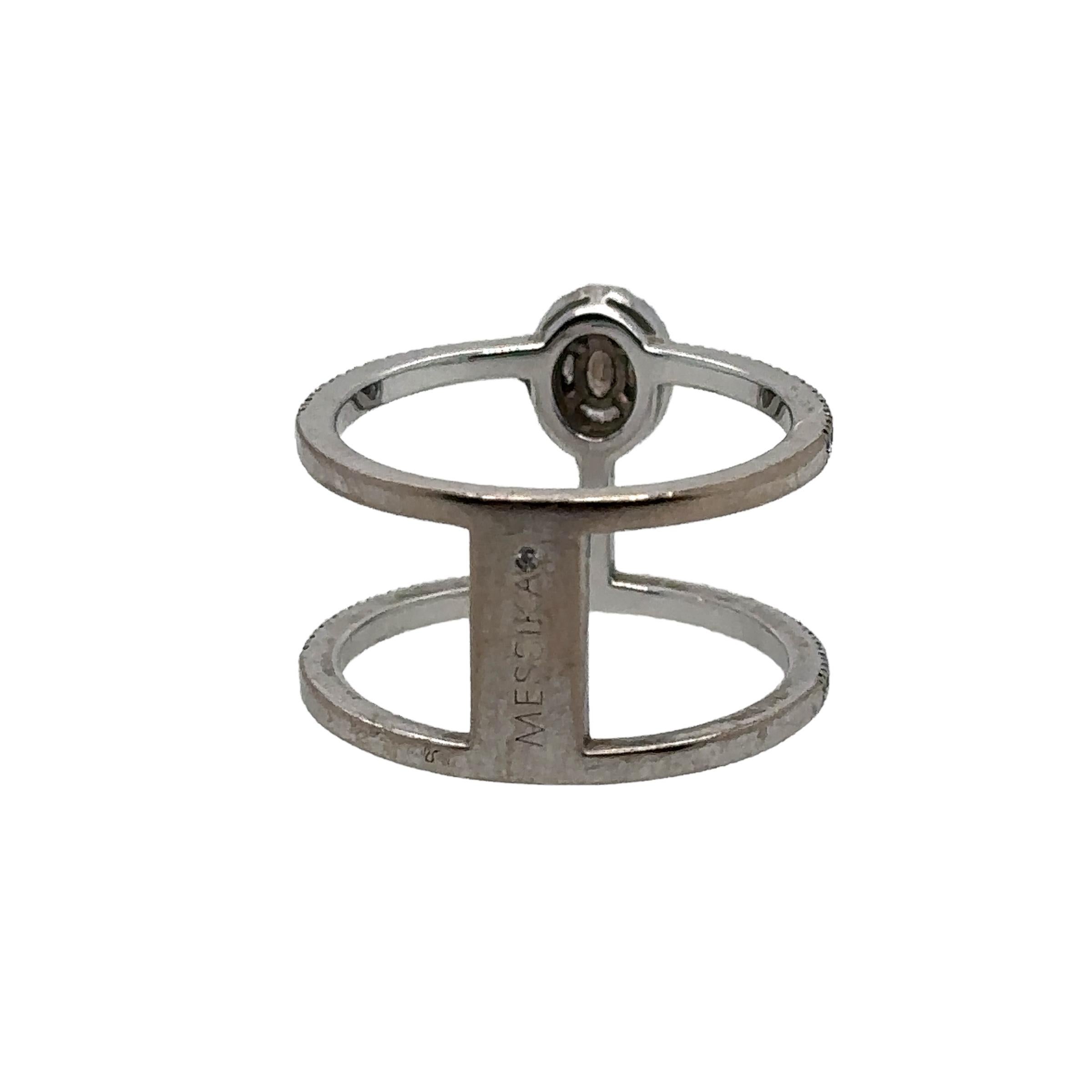 Messika 18k White Gold & Diamond Bracelet & Ring For Sale 1