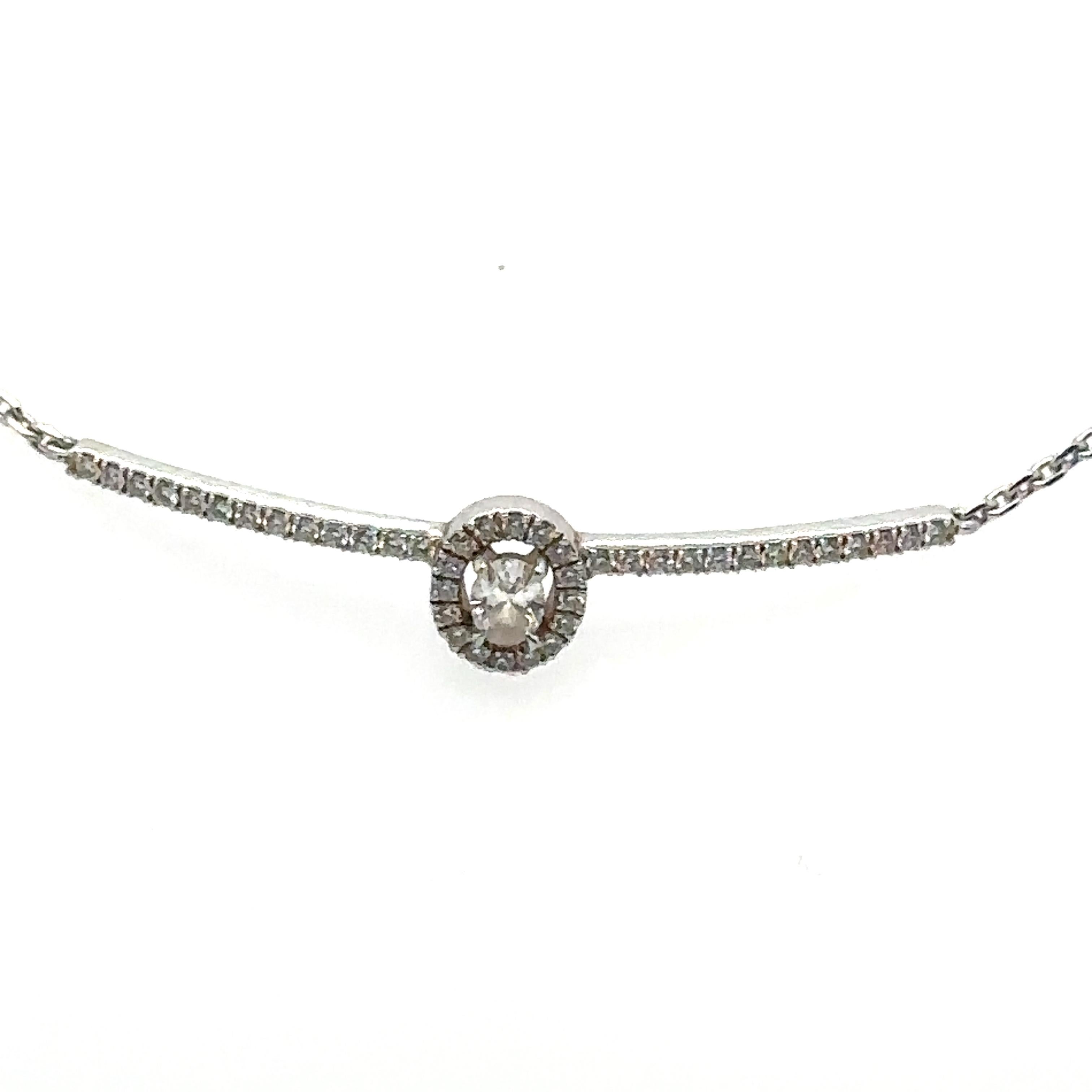 Messika 18k White Gold & Diamond Bracelet & Ring For Sale 3