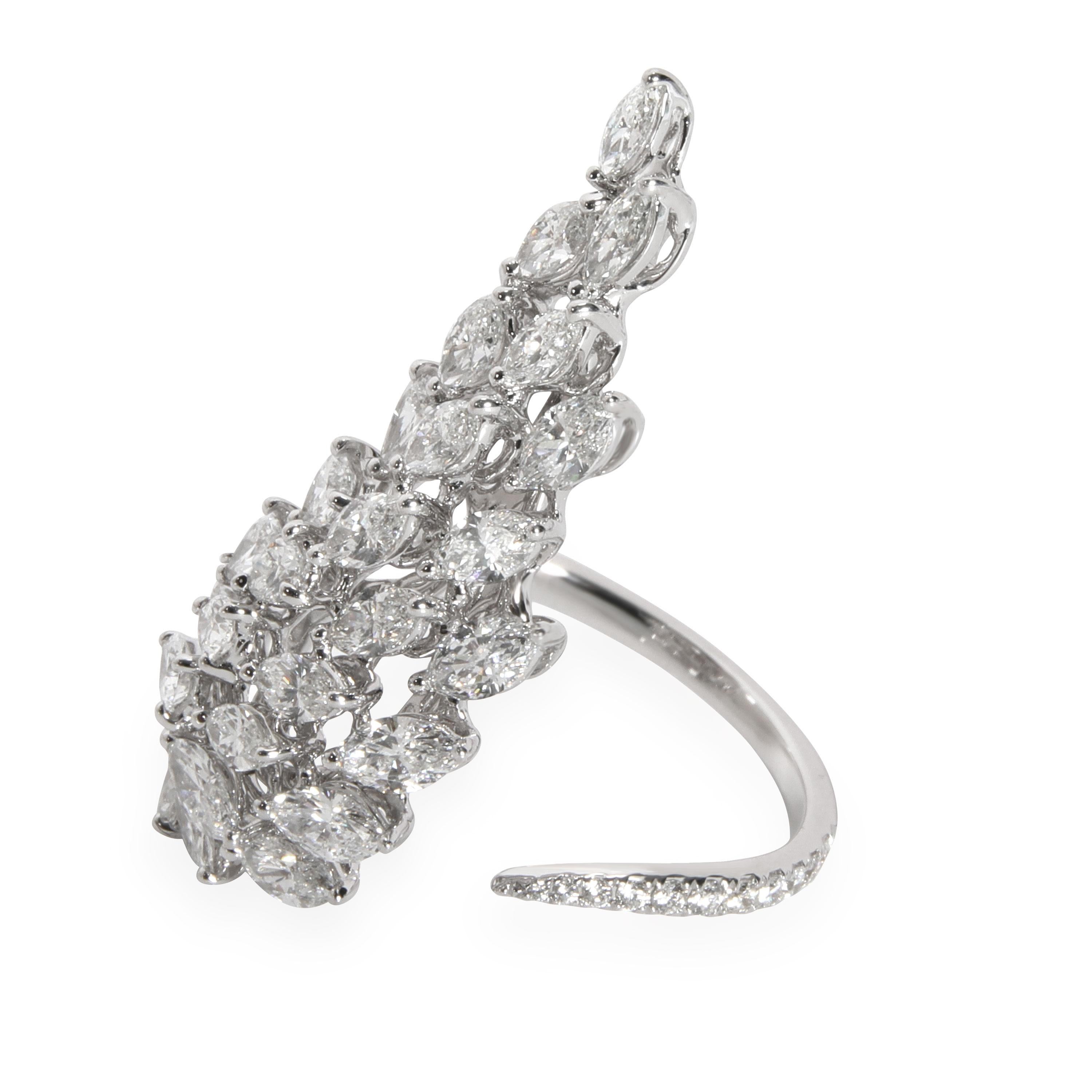 Messika: Engelsflügel 18 Karat Weißgold Ring mit Diamant 2,25 Karat (Moderne)