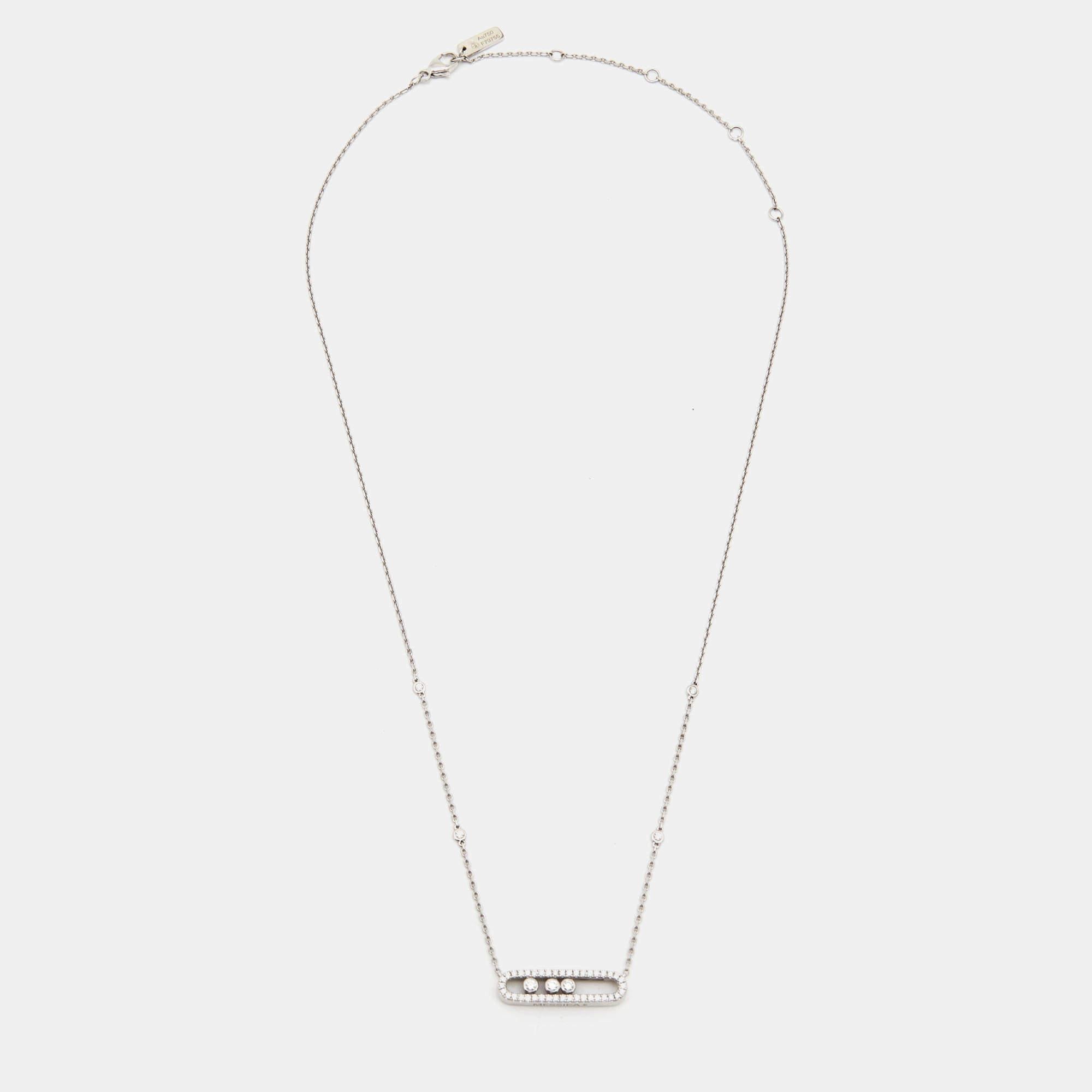baby move pave necklace