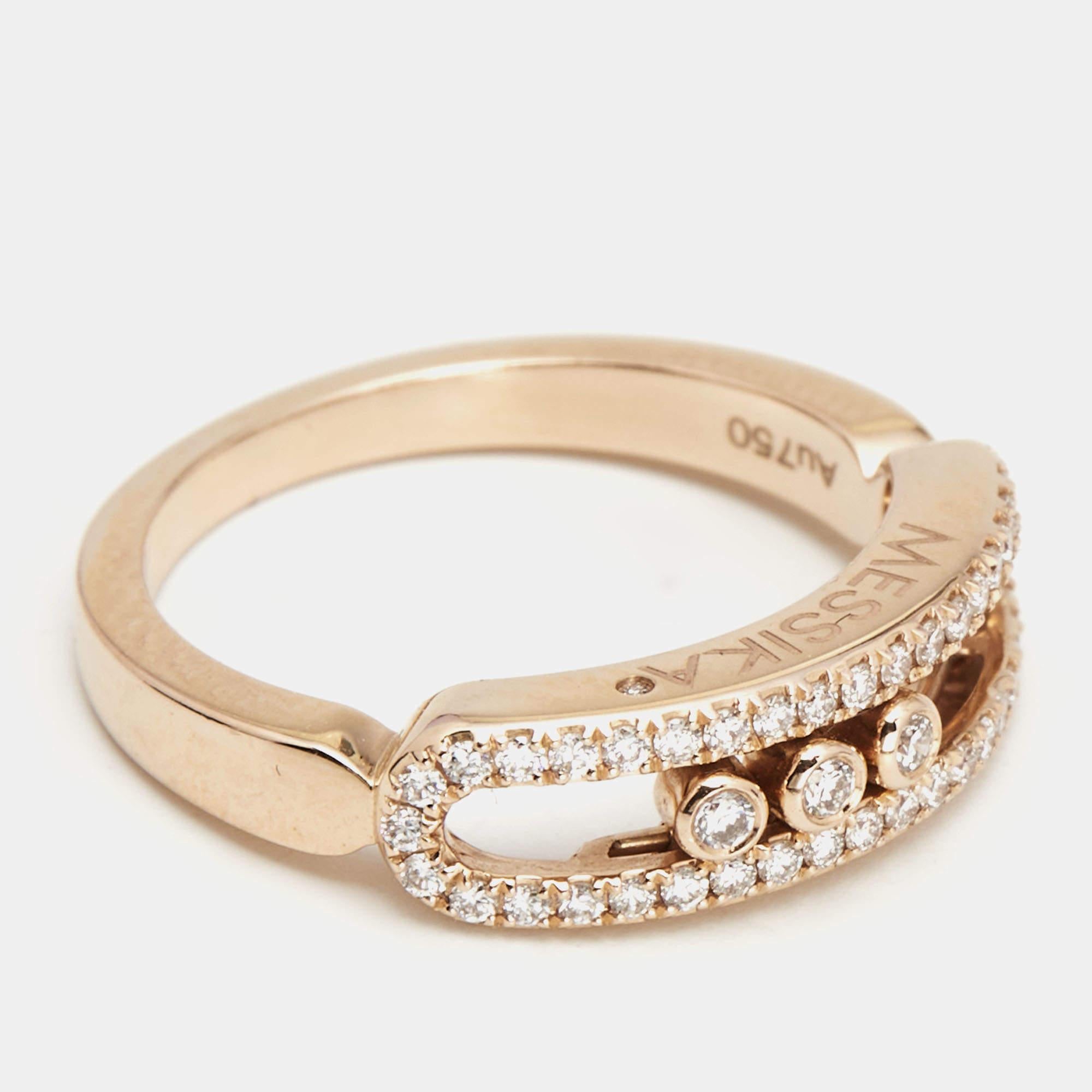 messika rose gold rings